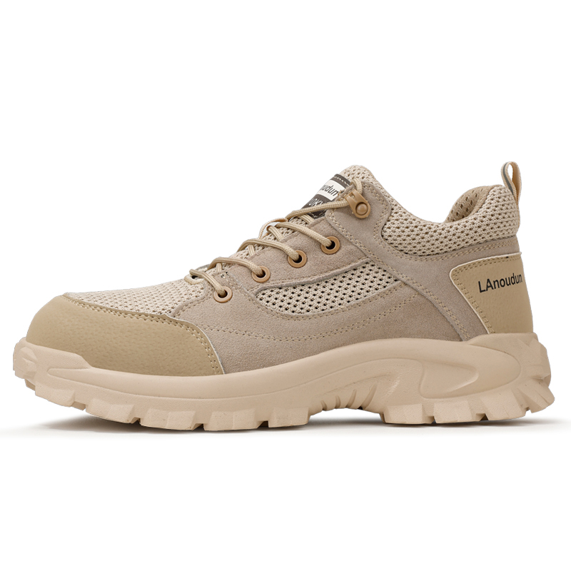 LANOUDUN Abrasion Resistant, Breathable, Impact Resistant Low top Outdoor Shoes Unisex Khaki