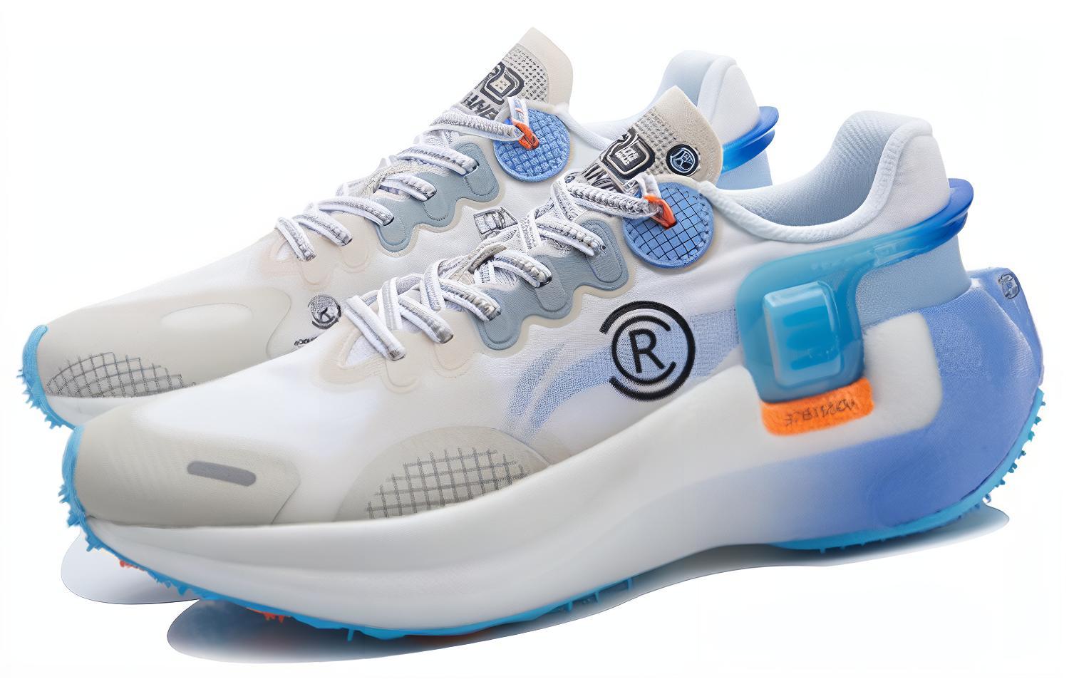 Li Ning Ranger Essential Low top Running Shoes Unisex Blue White