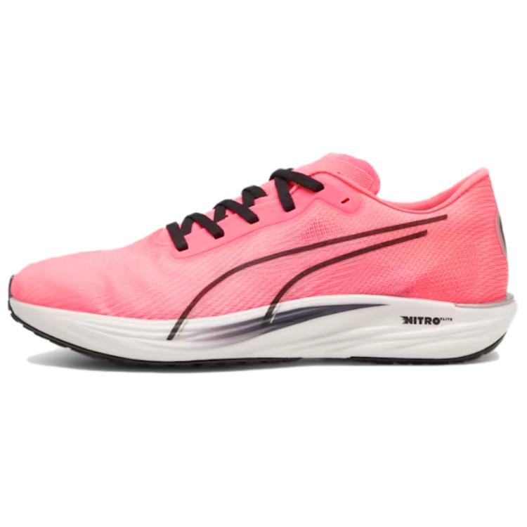 PUMA Liberate Nitro Cushioning Breathable Low top Running Shoes Men's Pink