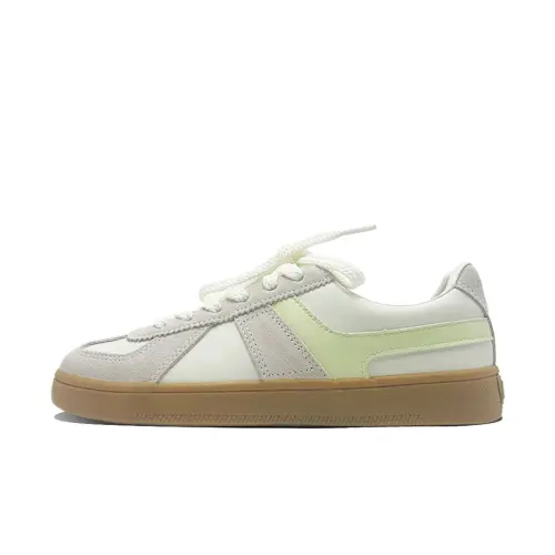 Li Ning Yunchuan Slip Resistant, Abrasion Resistant, Lightweight Low top Skateboard Shoes Women's Gray Cyan