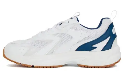 THE NORTH FACE Super Kicks Cushioning, Wear Resistant Low top Running Shoes Unisex White Blue