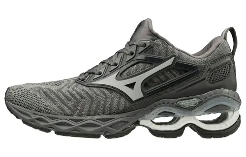 Mizuno Creation Waveknit Low top Running Shoes Women's Gray White