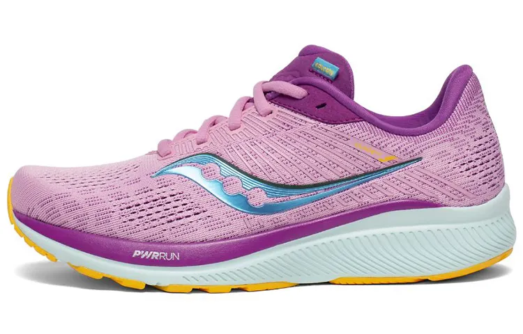 Saucony Guide 14 Running Shoes Women's Low Top Purple/Red/White