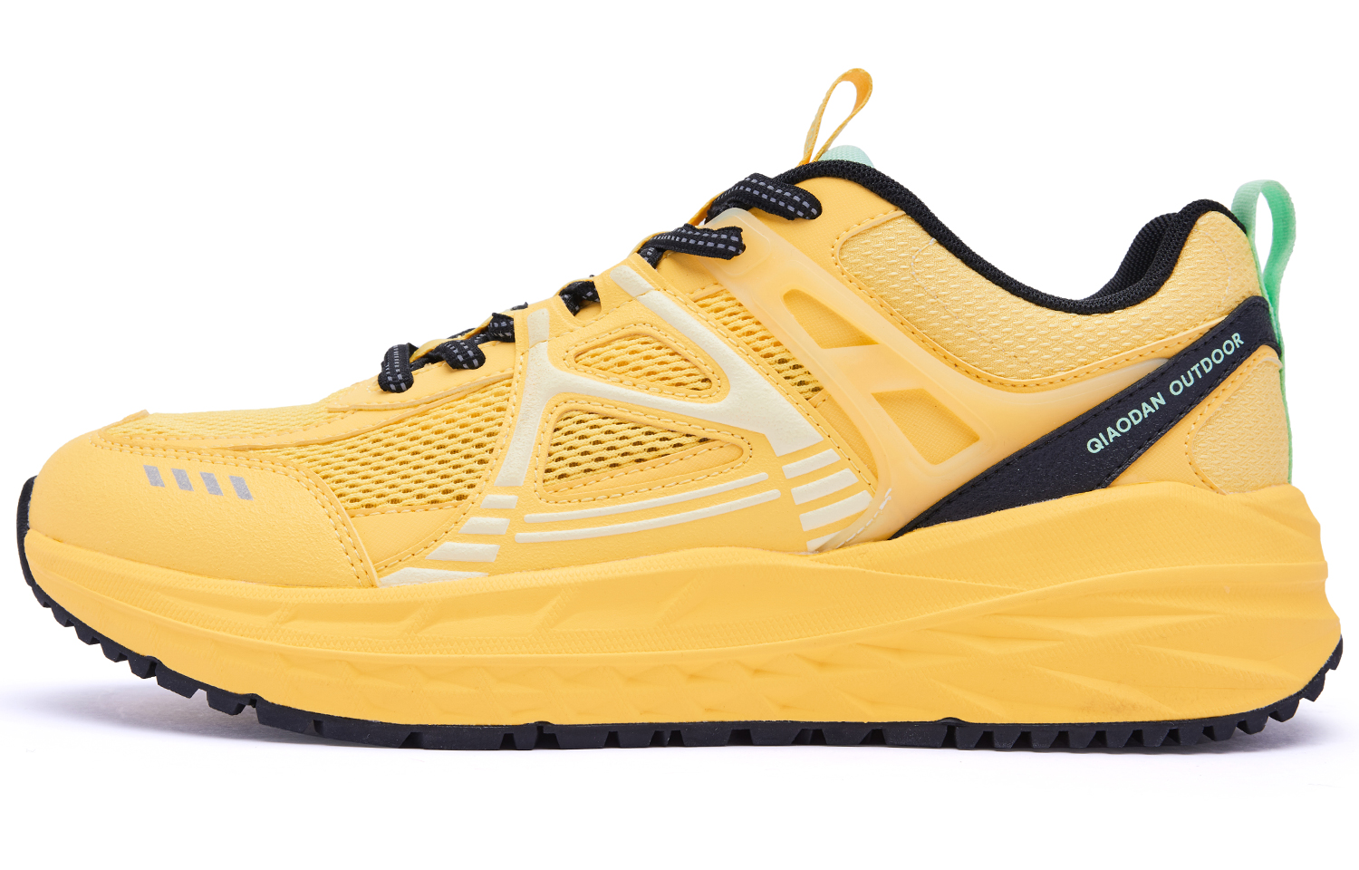 QIAODAN Wilder Cushioning Impact Resistant Abrasion Resistant Slip Resistant Low top Running Shoes Men’s Primulin Black