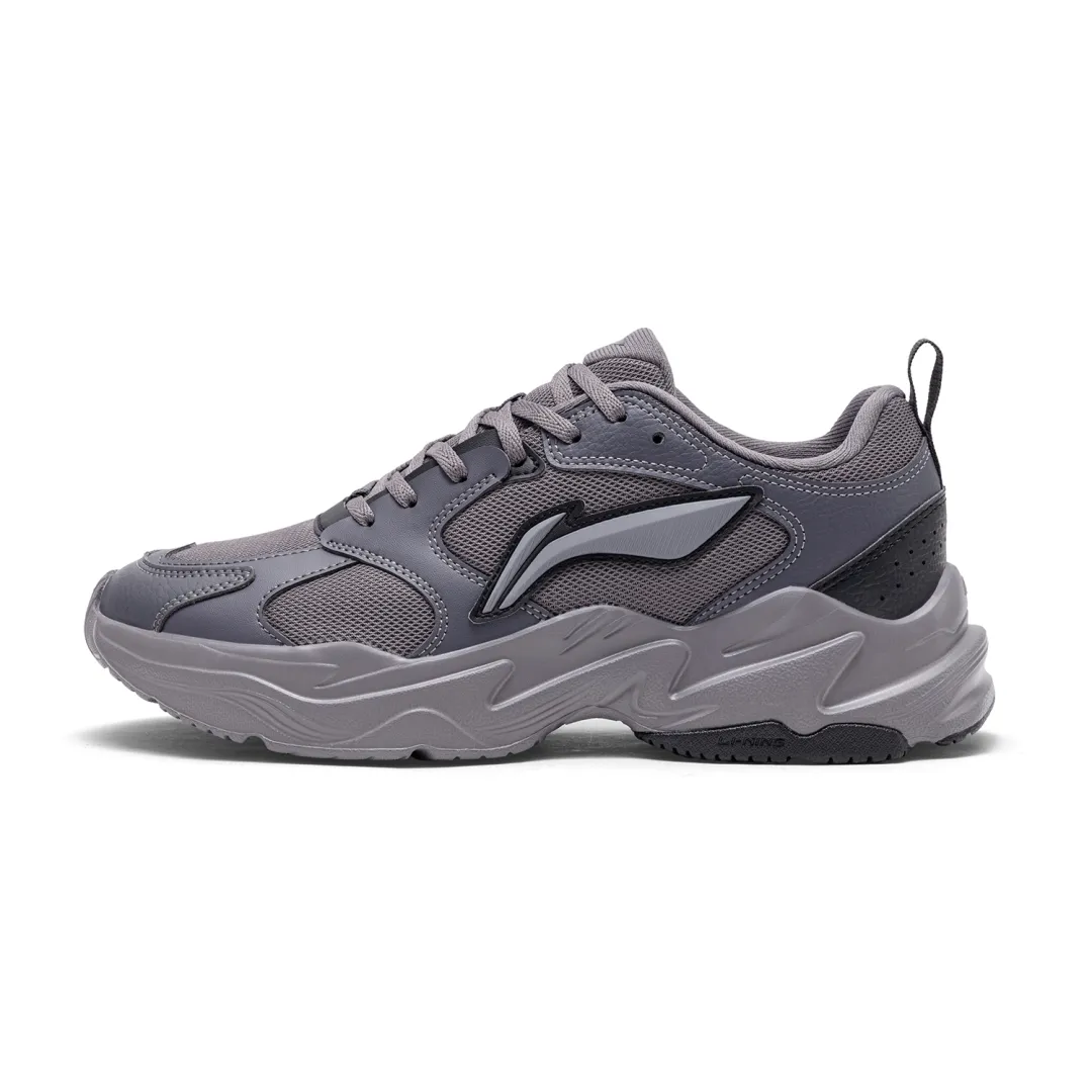 Li Ning Pulse Abrasion Resistant Breathable Support Abrasion Resistant Breathable Support Low top Chunky Sneakers Men's