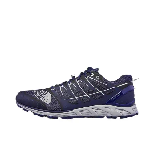 THE NORTH FACE Breathable Low top Running Shoes Men's Blue