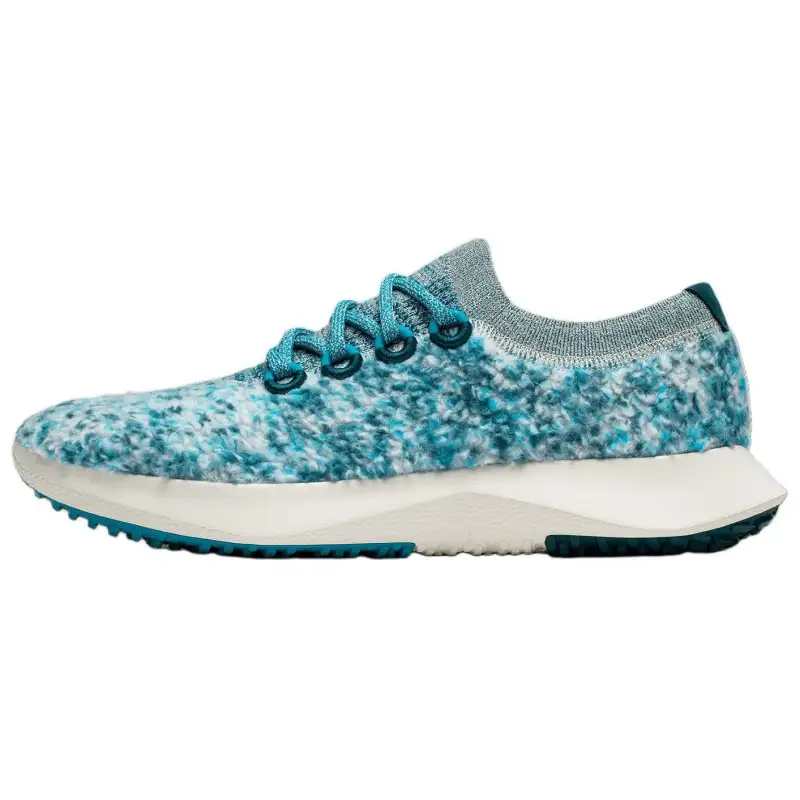 Allbirds Wool Dasher Cushioning Low top Running Shoes Women's Blue Tie Dye