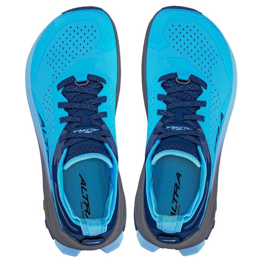 Altra OLYMPUS 6 Slip Resistant Abrasion Resistant Low top Trail Running Shoes Men’s Blue