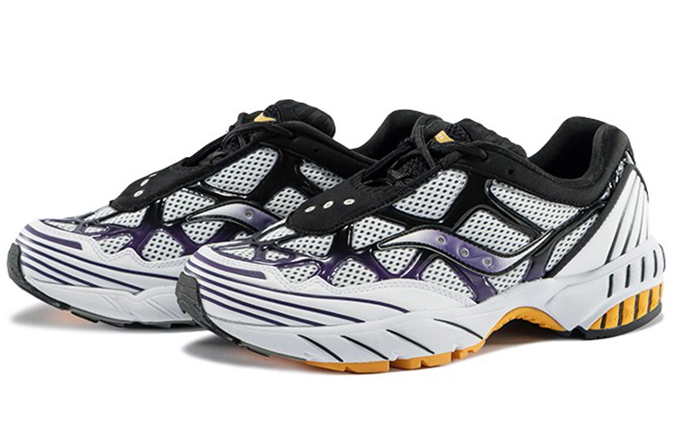 Saucony Grid Web Purple Yellow