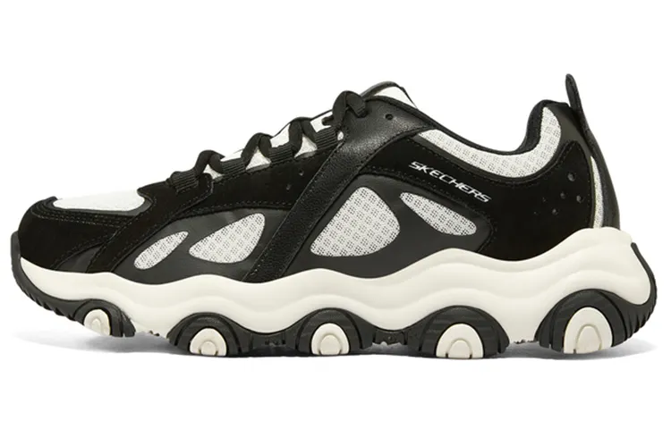 Skechers D'Lites 'Black White'
