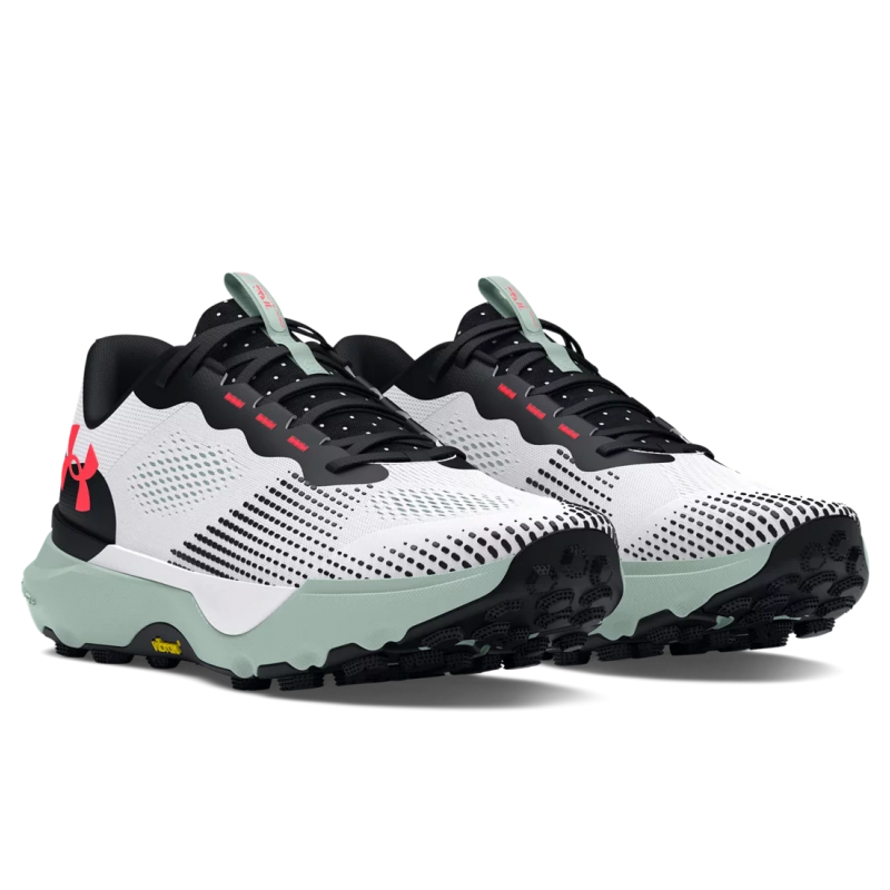 Under Armour Infinite Pro Comfortable Abrasion Resistant Breathable Low top Trail Running Shoes Unisex White