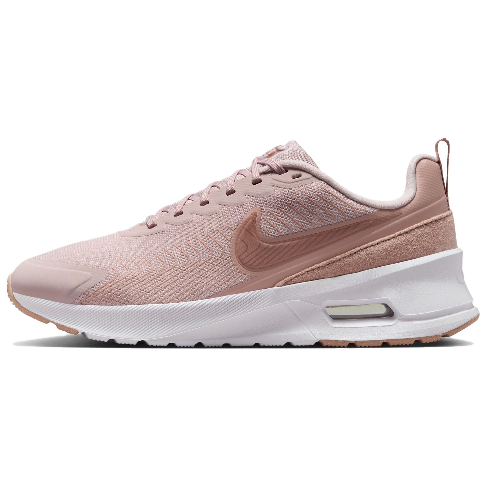 Nike Air Max Nuaxis Fabric Low top Running Shoes Women’s Pink White