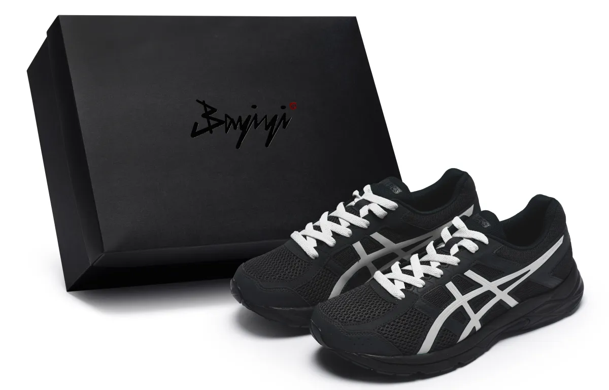 ASICS Gel Contend 4 Abrasion Resistant Slip Resistant Breathable Low top Running Shoes Women's Black White