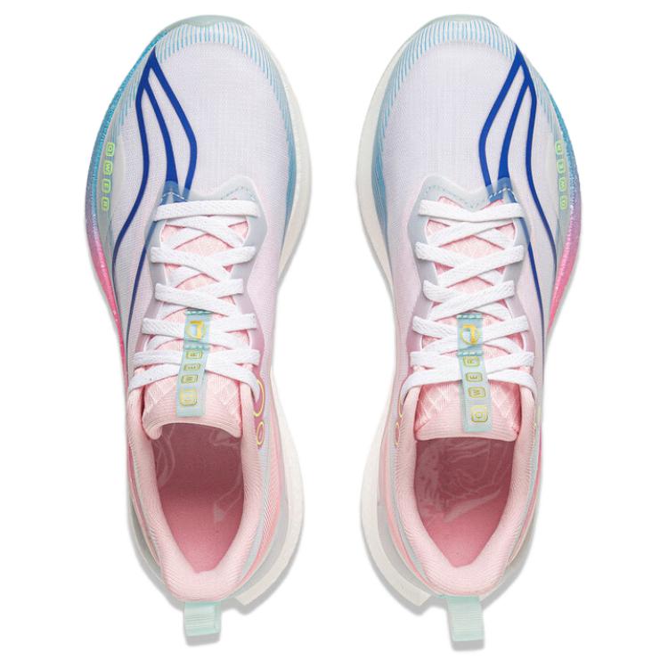 Li Ning x LOL Red Hare 8PRO Cushioning Lightweight Low top Training Racing Running Shoes Women’s White Blue Pink