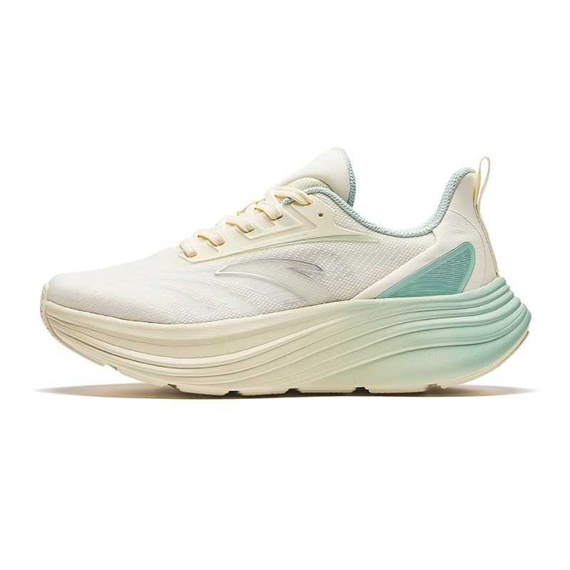 Anta Height Increasing Breathable Low top Running Shoes Women’s White Cyan