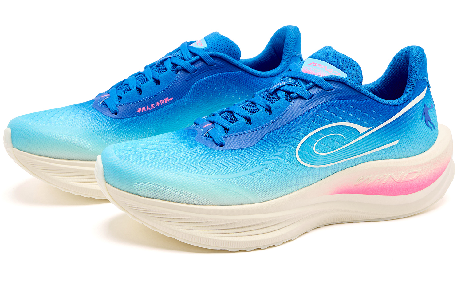 QIAODAN Strong Wind 3TR Running Shoes Men’s Low Top Blue