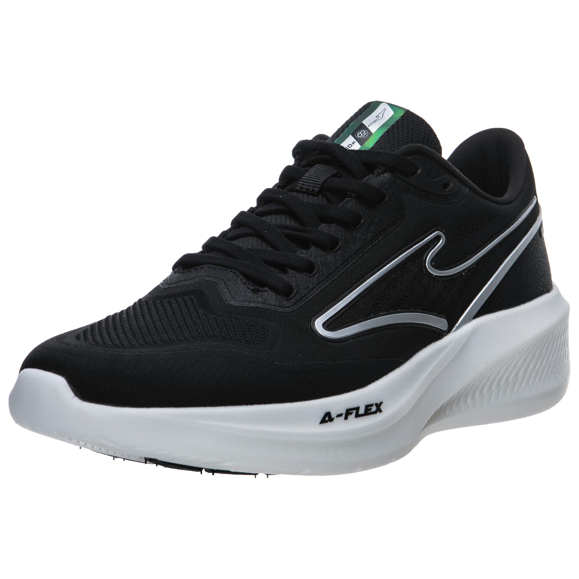 Erke Qitan Lite 4.0 Cushioning Abrasion Resistant Slip Resistant Low top Running Shoes Men’s Jet Black