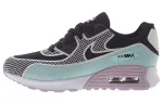 Nike Air Max 90 Low top Running Shoes Women's Black Blue Purple Patchwork