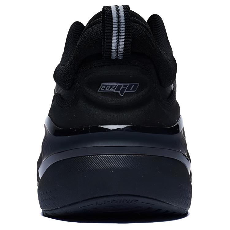 Li Ning Cushioning Slip Resistant Abrasion Resistant Lightweight Low top Running Shoes Men’s Black