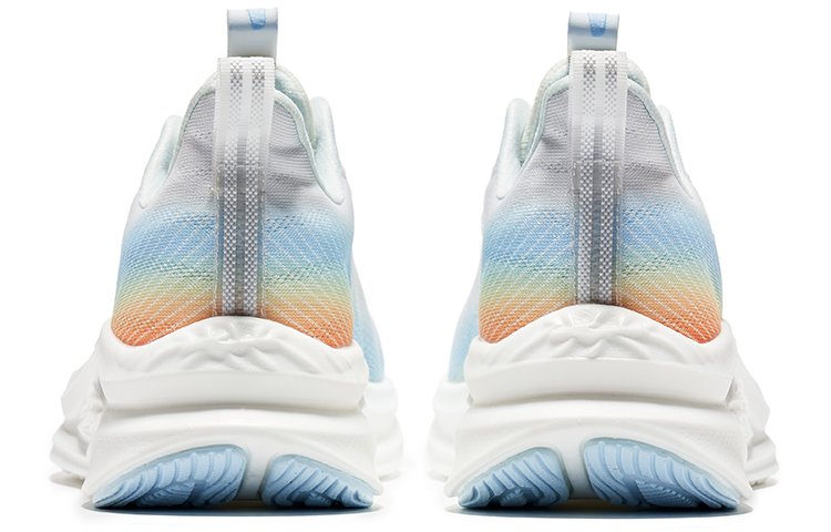 Erke Yuqing Abrasion Resistant Slip Resistant Abrasion Resistant Slip Resistant Low top Running Shoes Men’s White Blue