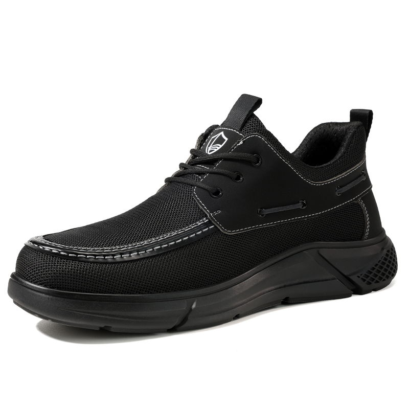 LANOUDUN Abrasion Resistant Impact Resistant Low top Outdoor Shoes Unisex Black