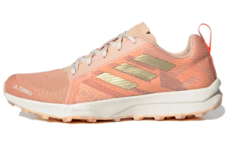 Adidas Terrex Speed Slip Resistant Abrasion Resistant Low top Running Shoes Women's Pink