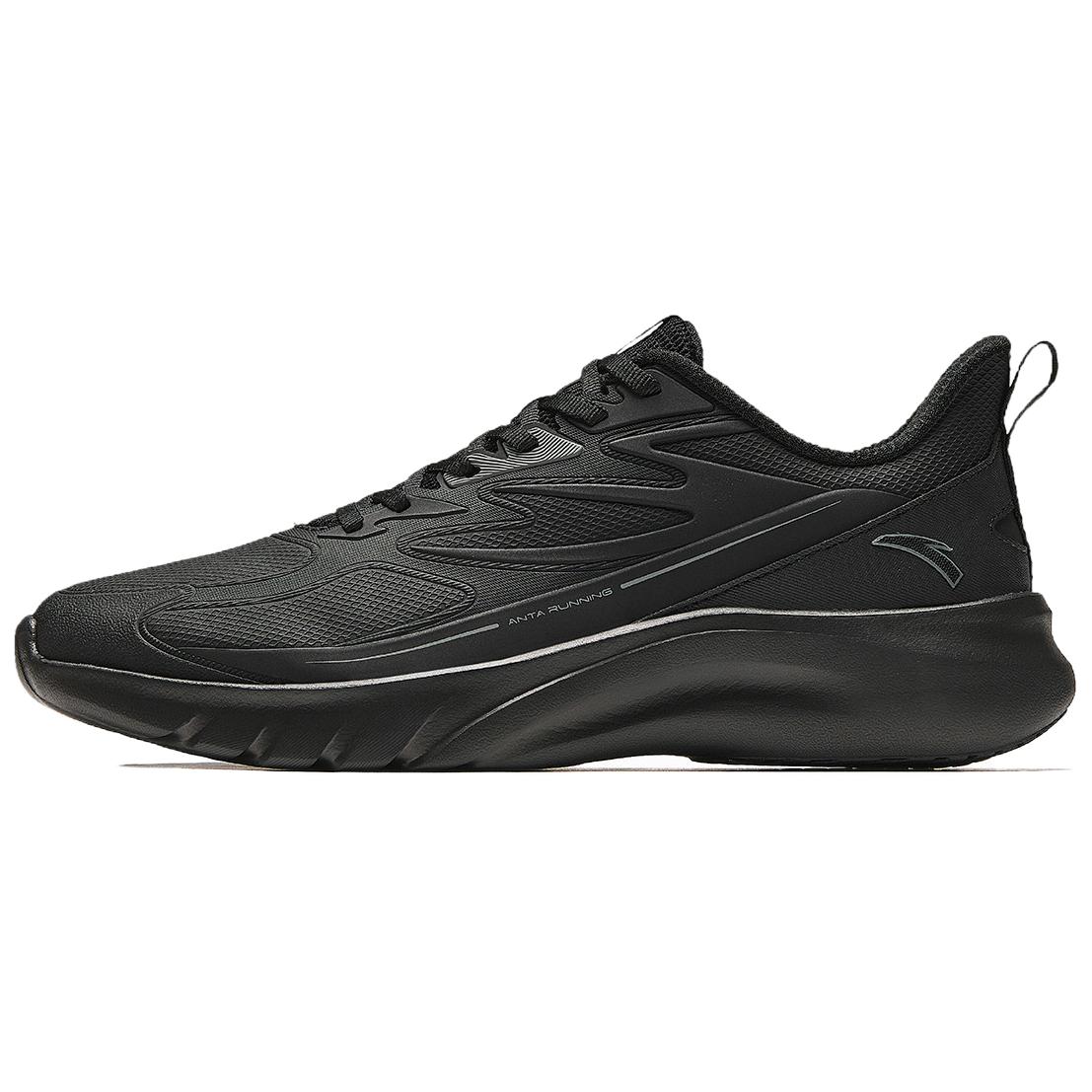 Anta Cushioning Slip Resistant Low top Casual Running Shoes Men’s Black