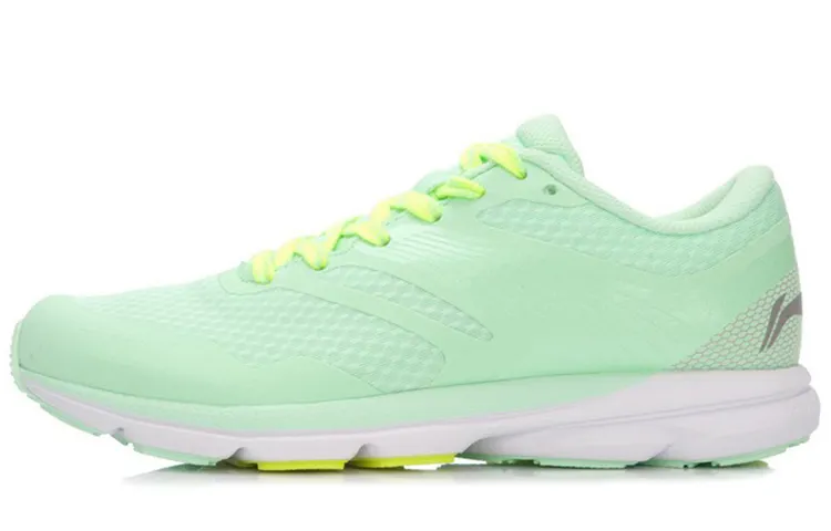 Li Ning Red Hare Breathable Low top Running Shoes Women's Yellow Green
