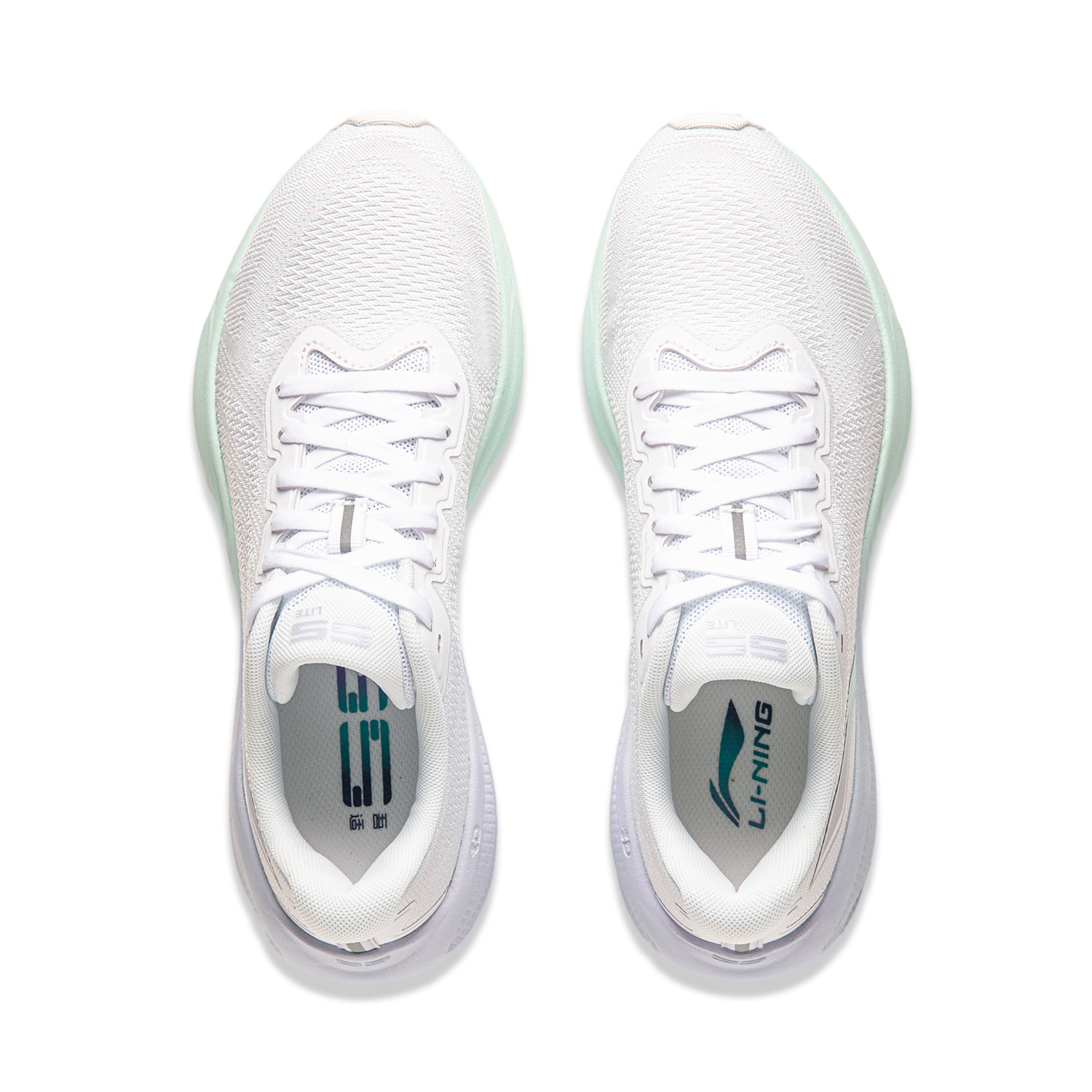 Li Ning Version 2.0 Cushioning Slip Resistant Abrasion Resistant Breathable Low top Casual Sprint Running Shoes Women’s