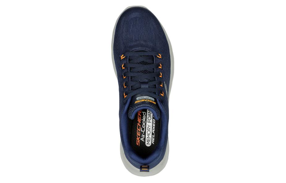 Skechers Equalizer 5.0 Lace Up Cushioning Abrasion Resistant Breathable Low top Running Shoes Men’s Blue