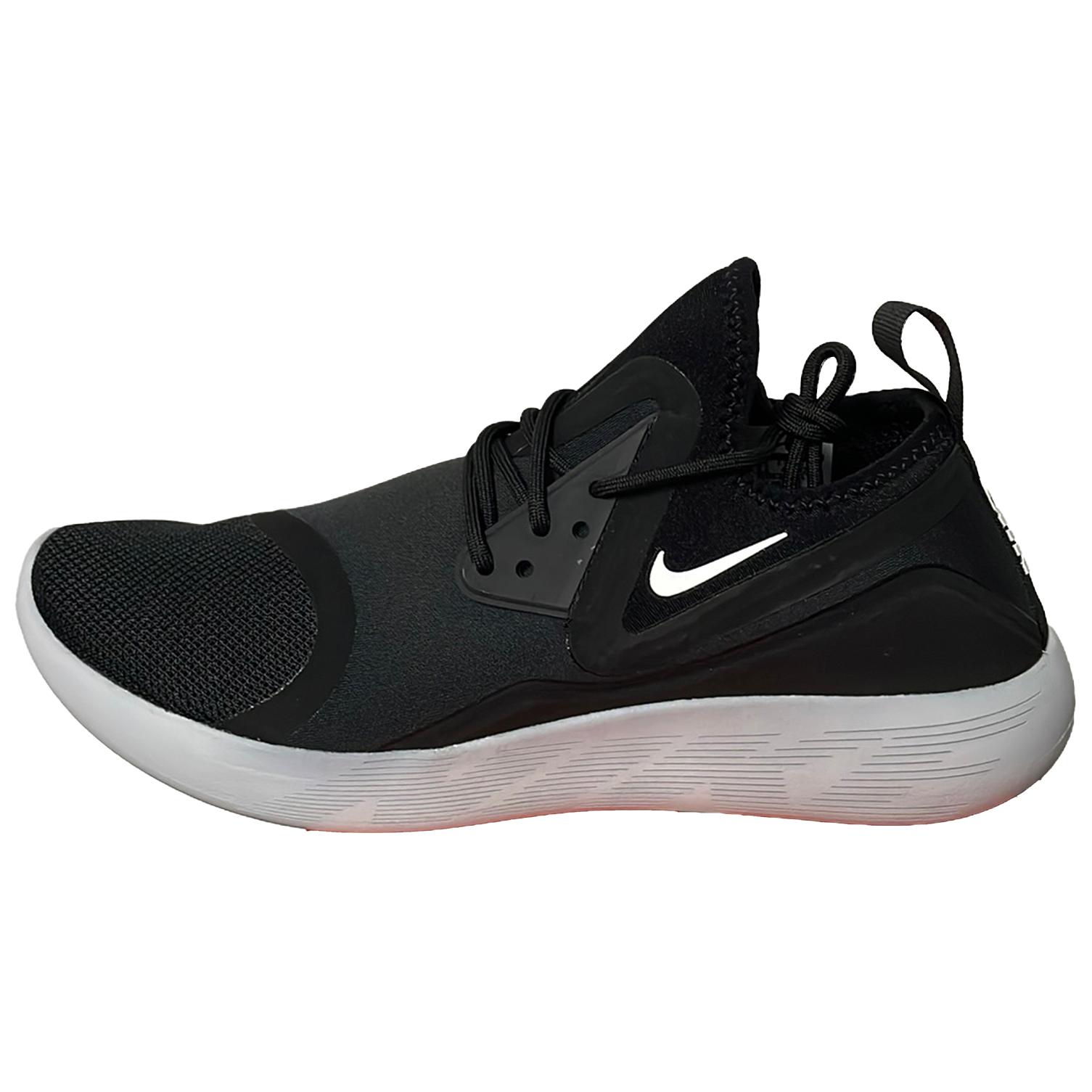 Nike LunarCharge Abrasion Resistant Low top Running Shoes Unisex Black