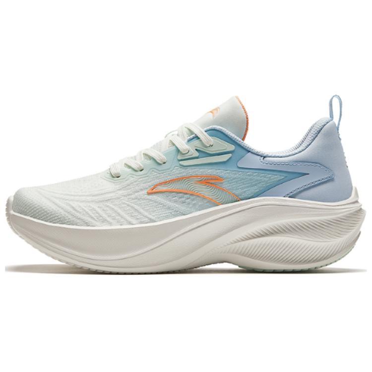 Anta Comfortable Slip Resistant Abrasion Resistant Low top Casual Running Shoes Women’s White Blue