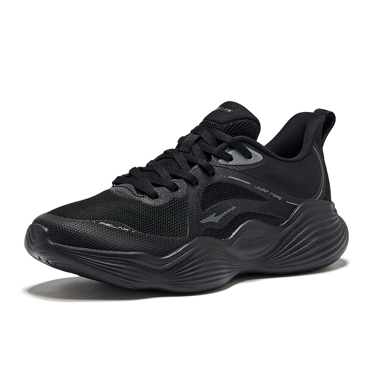 Erke Bao Dan 2Pro Cushioning Abrasion Resistant Slip Resistant Low top Running Shoes Women’s Jet Black