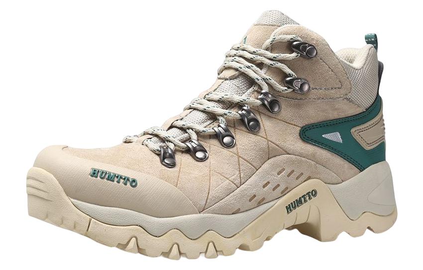 HUMTTO Slip Resistant Abrasion Resistant Slip Resistant Abrasion Resistant High top Outdoor Shoes Women’s Beige