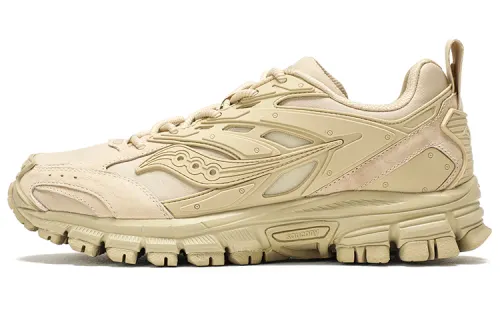 Saucony Cohesion Armor Textile, Leather Wear resistant And Lightweight Low top Running Shoes Unisex Sand