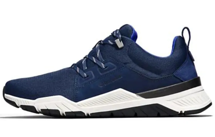 Timberland Oxford Fabric Cushioning Slip Resistant Low top Running Shoes Men's Marine Blue