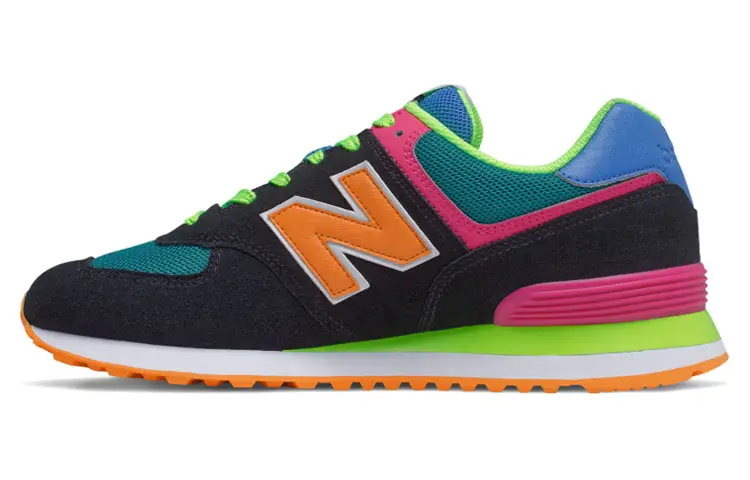 574 New Balance 'Black Energy Lime'