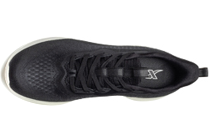XTEP Cushioning Slip Resistant Abrasion Resistant Breathable Rebound Low top Running Shoes Women’s Black