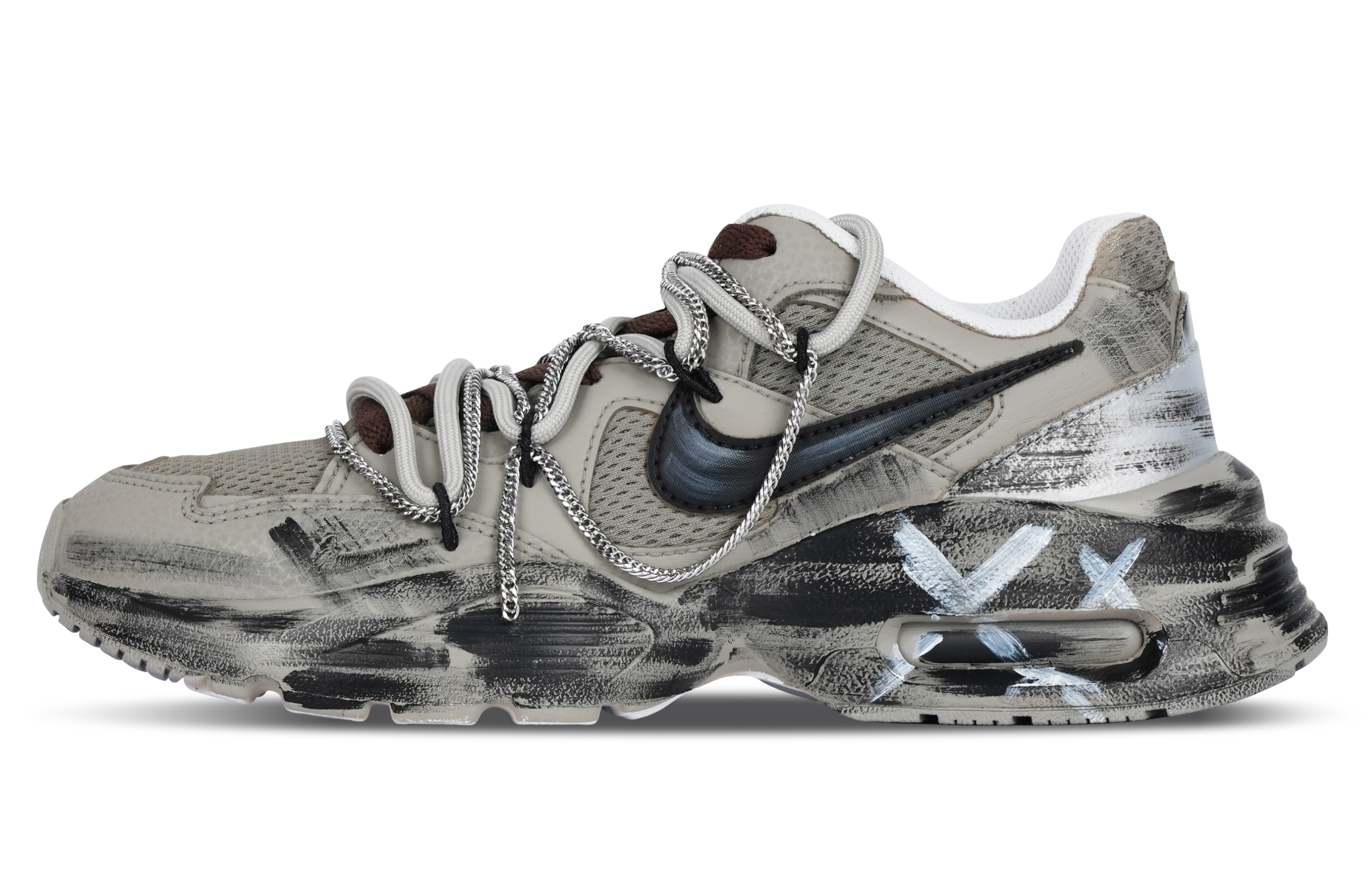Nike Air Max Fusion Slip Resistant Abrasion Resistant Low top Running Shoes Women’s Light Taupe