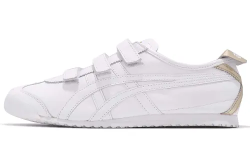 Onitsuka Tiger MEXICO 66 Comfortable Abrasion Resistant Low top Running Shoes Men's White