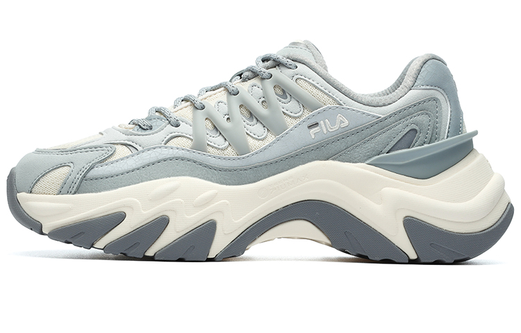 Женские кроссовки Fila Fishbone Sofla Dx (серо-белые)
