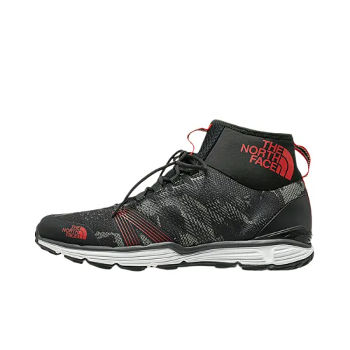 THE NORTH FACE Mesh Mid top Running Shoes Men's Black