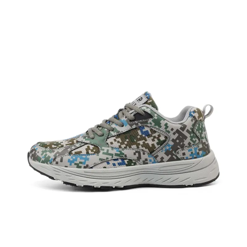 JEEP SPIRIT Functionality Textile, Mesh Low top Training Running Shoes Men's Camouflage