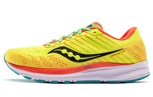 saucony Ride 13 Kids 'Citron Mutant'