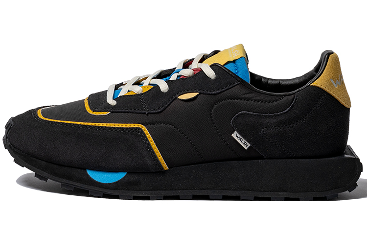 Norman Walsh Cushioning Slip Resistant Abrasion Resistant Low top Running Shoes Unisex Black