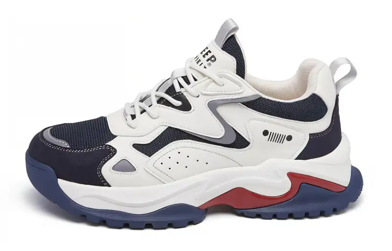JEEP SPIRIT Low top Outdoor Shoes Men's White Blue