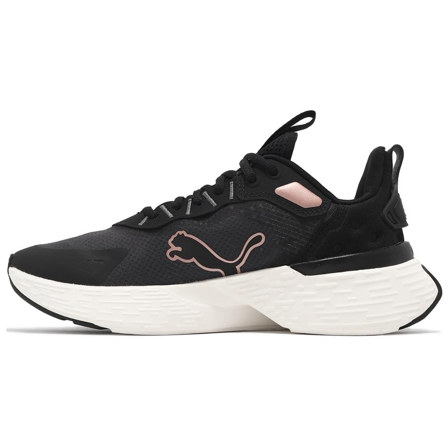 PUMA Softride Sway Slip Resistant Abrasion Resistant Low top Running Shoes Unisex Black