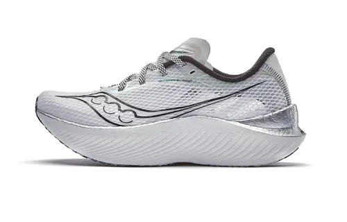 Saucony Endorphin Pro 3 Cushioning Low top Running Shoes Women's White Black