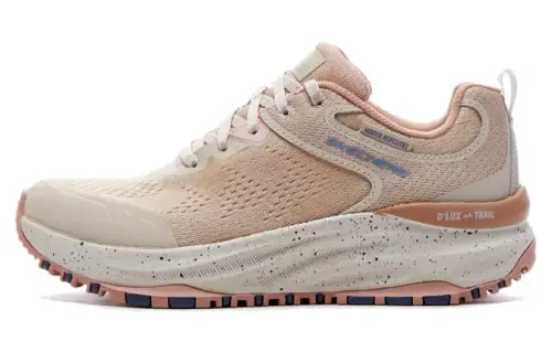 Skechers D'lux Trail Round Trip Cushioning Breathable Low top Running Shoes Women's Pink