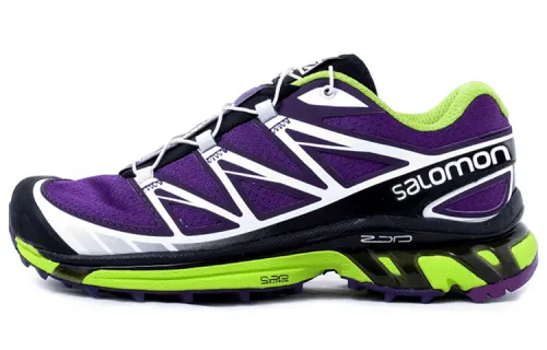 SALOMON XT 6 Outdoor Shoes Women's Low Top Purple/Silver/Black/Green
